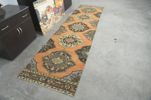3x11 runner rug - ,, handmade